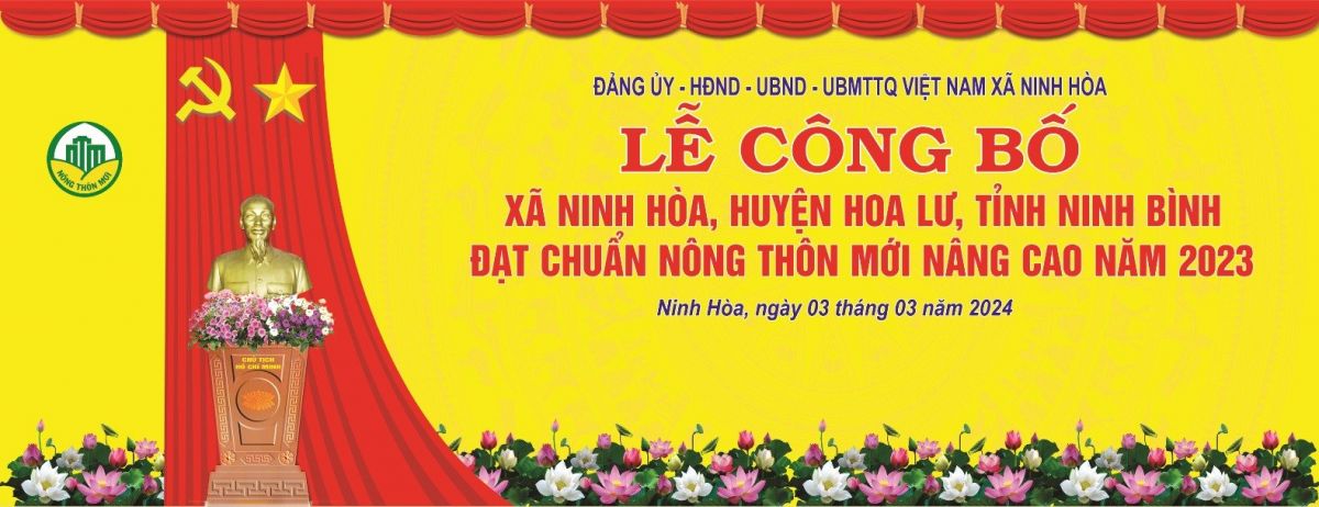 UBND xã Ninh Hoà tổ chức giao lưu văn nghệ quần chúng chào mừng xã đạt chuẩn NTM nâng cao